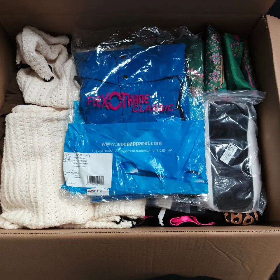 APPROXIMATELY 20 ASSORTED CLOTHING AND FASHION PRODUCTS IN VARIOUS STYLES AND SIZES - COLLECTION ONLY