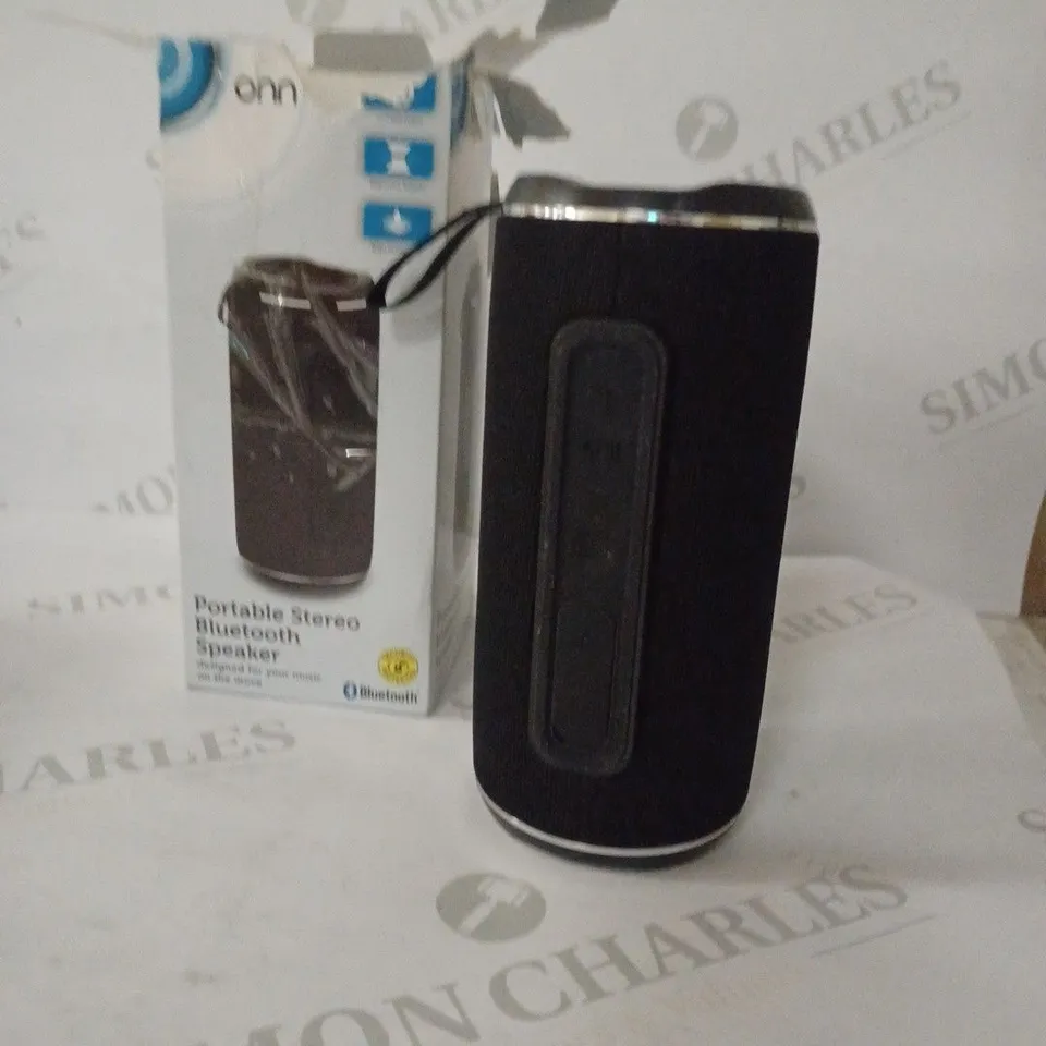 ONN PORTABLE STEREO BLUETOOTH SPEAKER