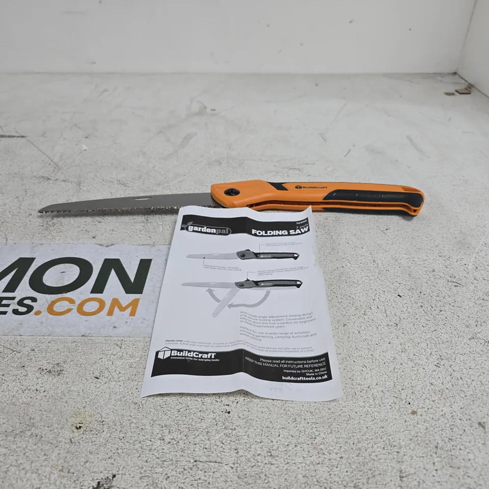 GARDENPAL BUILDCRAFT 7 INCH FOLDING SAW BOXED