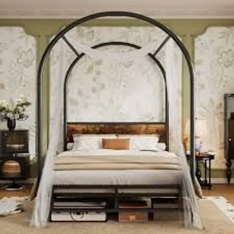 BOXED BOROUGH WHARF BED FRAME 135CM DOUBLE