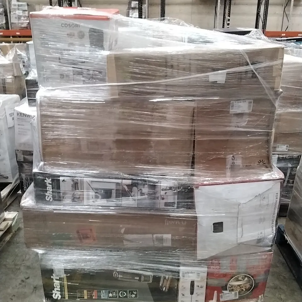PALLET OF APPROXIMATELY 32 UNPROCESSED RAW RETURN HOUSEHOLD AND ELECTRICAL GOODS TO INCLUDE;