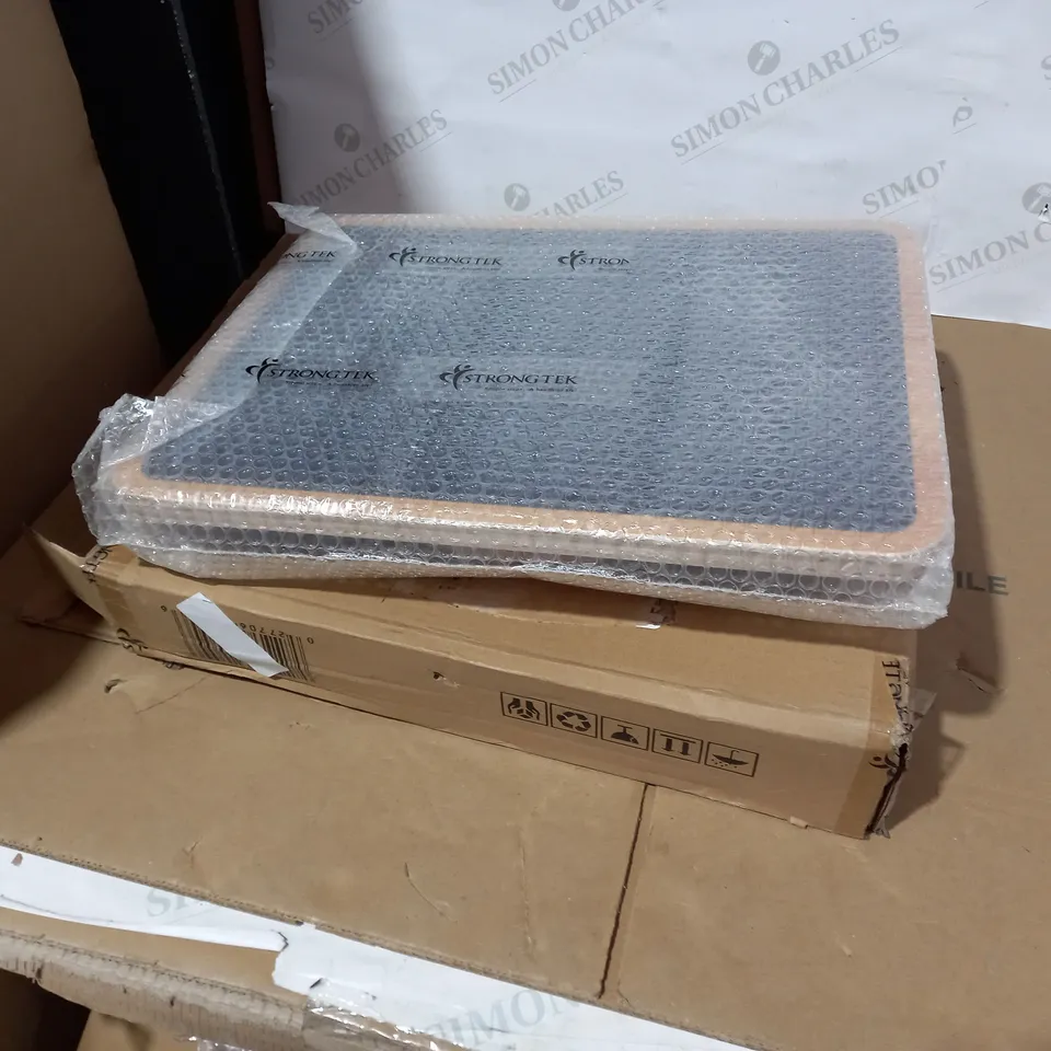 BOXED STRONGTEK WOODEN ROCKER BALANCE BOARD 