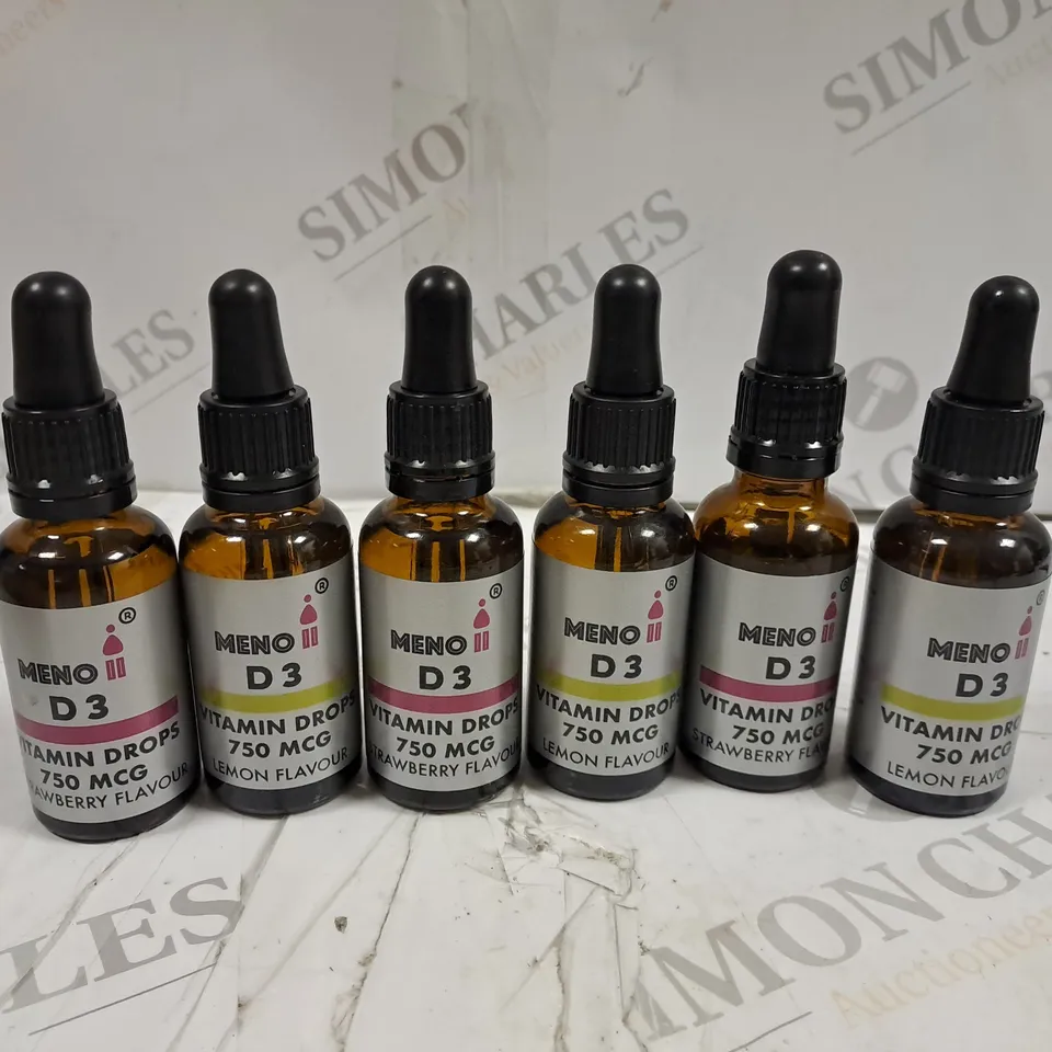 MENO D3 VITAMIN DROPS 750 MG LEMON & STRAWBERRY FLAVOUR