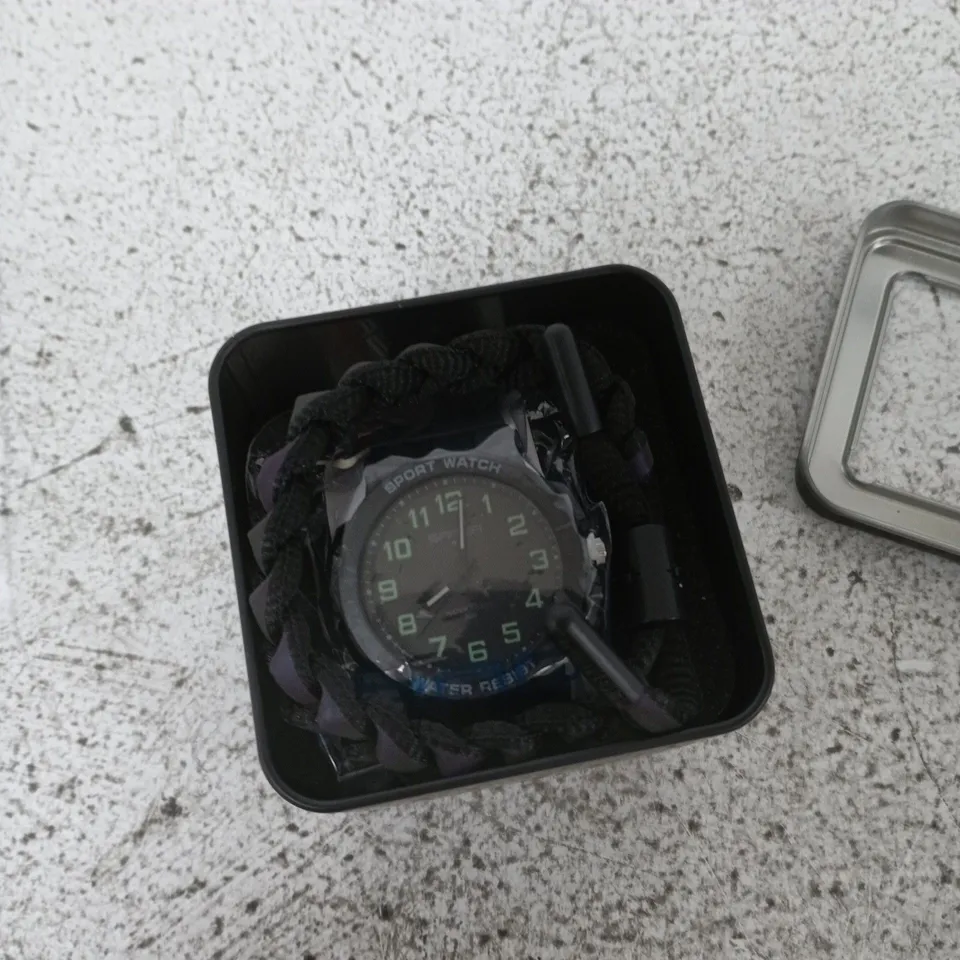 SANDA SPORT WATCH IN METAL TIN – BOXED