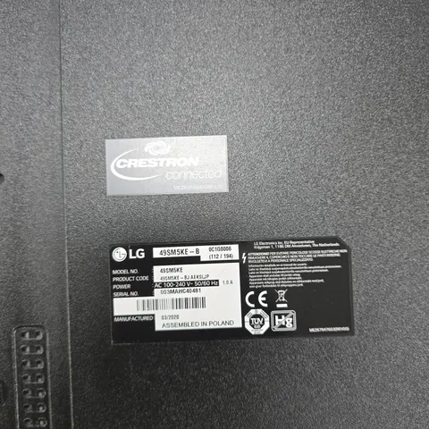LG 49SM5KE-B 49-INCH COMMERCIAL DISPLAY