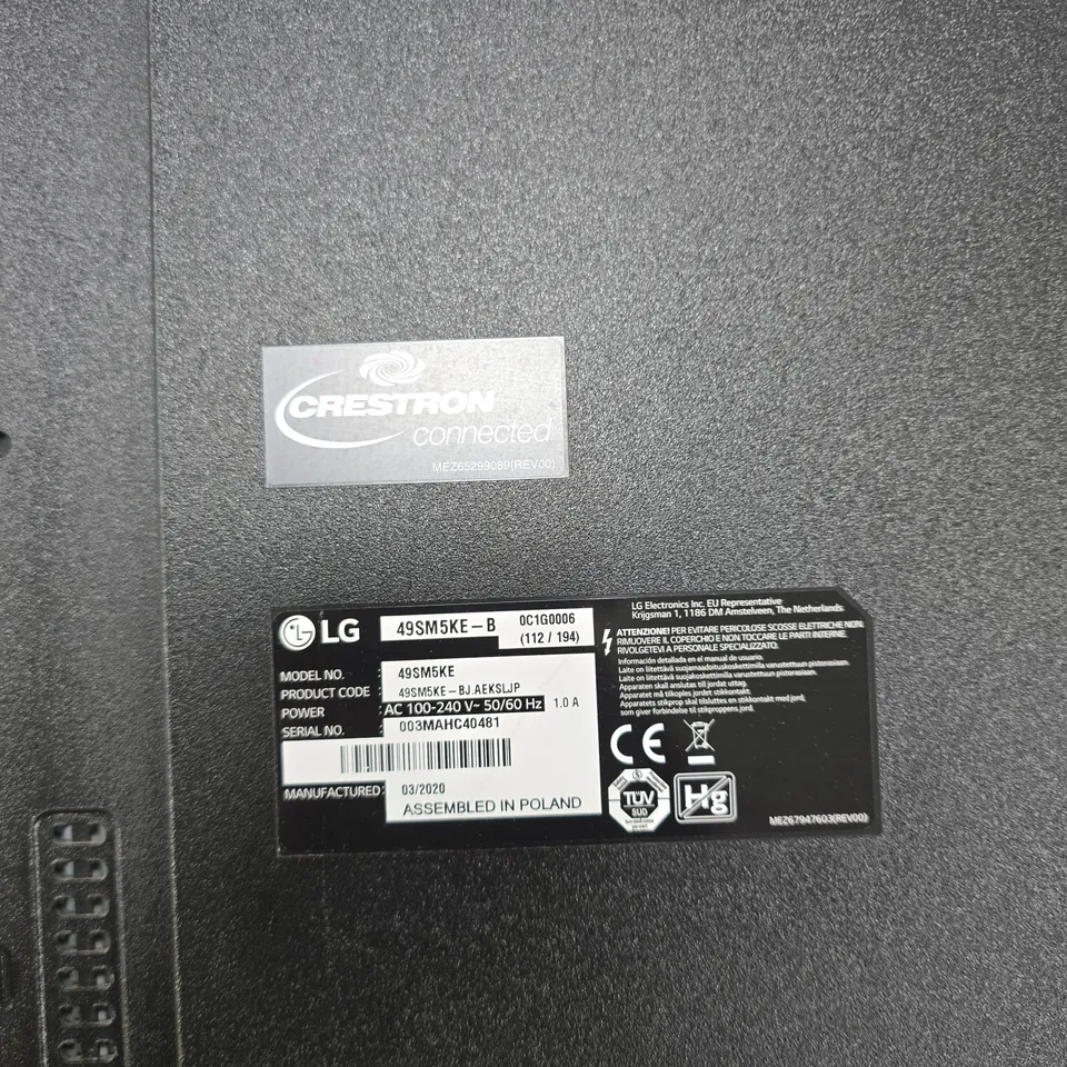 LG 49SM5KE-B 49-INCH COMMERCIAL DISPLAY