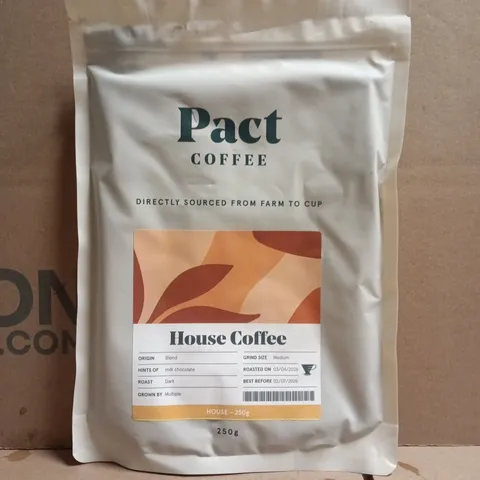 PACT COFFEE - MEDIUM DARK ROAST HOUSE COFFEE (250G)