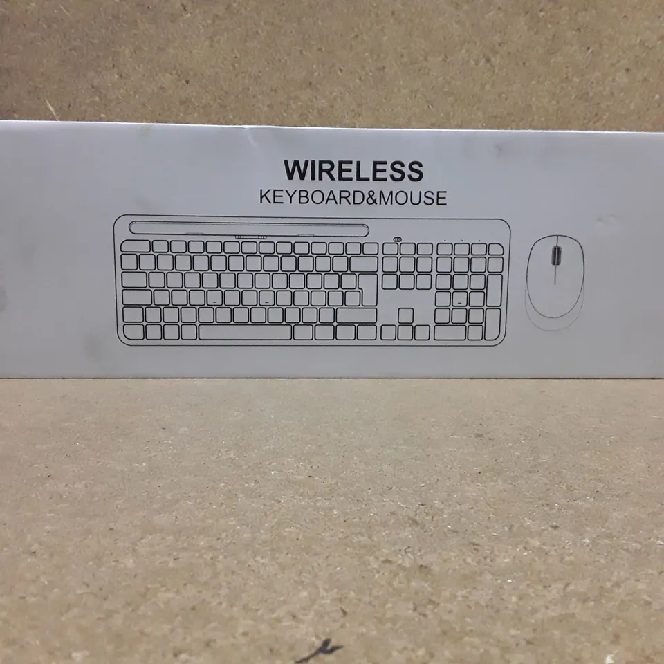 BOXED WIRELESS KEYBOARD AND MOUSE 