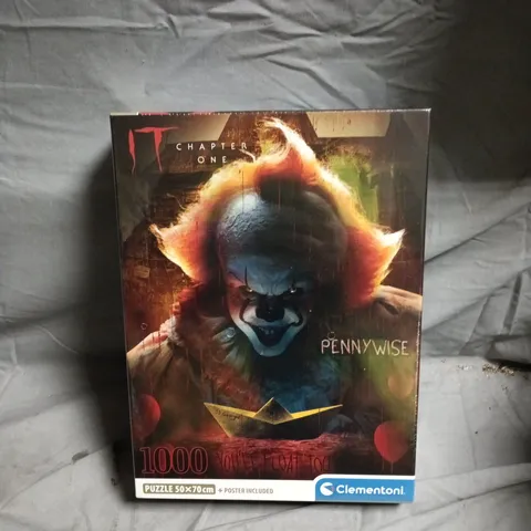 IT CHAPTER ONE PENNYWISE 1000-PIECE PUZZLE – CLEMENTONI
