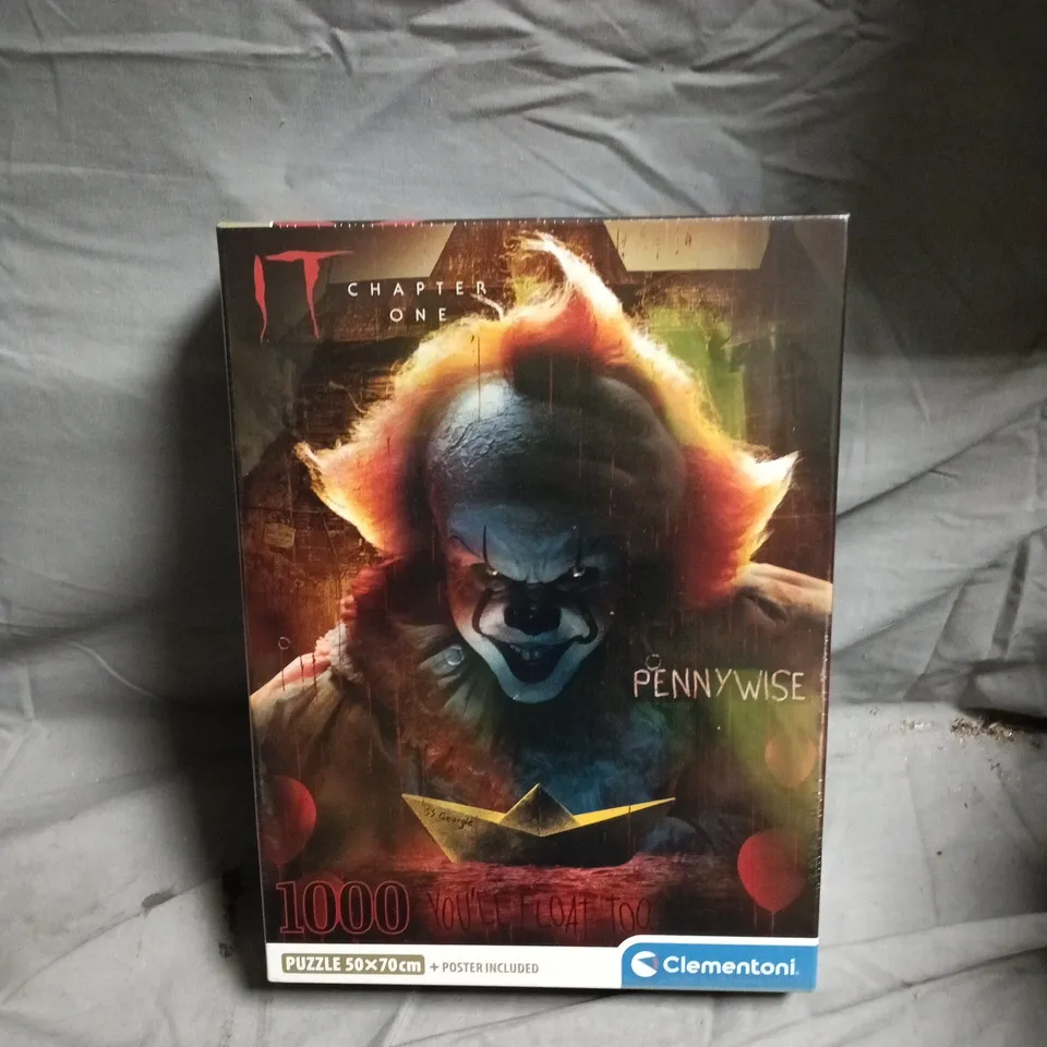 IT CHAPTER ONE PENNYWISE 1000-PIECE PUZZLE – CLEMENTONI