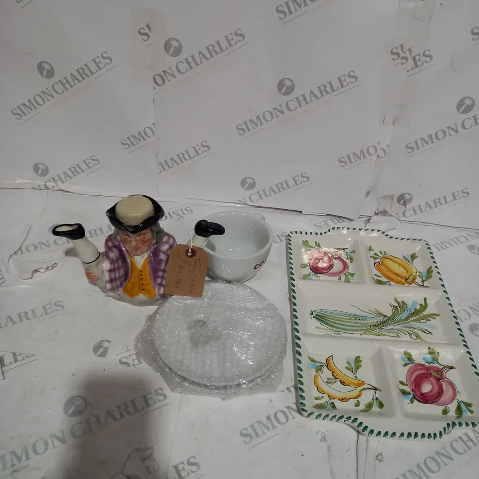 LARGE QUANTITY OF ASSORTED PRODUCTS TO INCLUDE; PLATES , CUPS AND BOWLS 