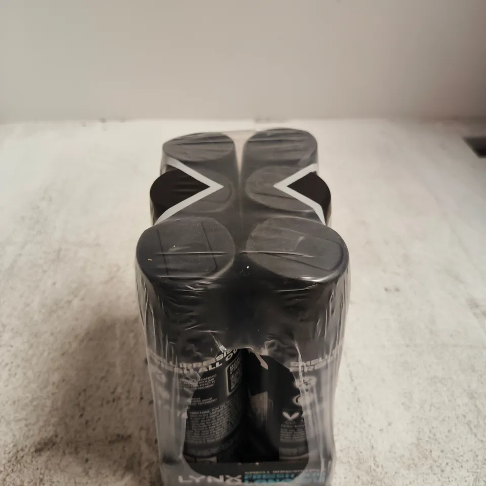 PACK OF 6 LYNX BLACK - XL