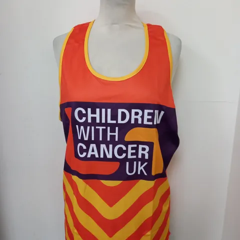 SCIMITAR CHILDREN WITH CANCER UK RUNNING VEST SIZE L