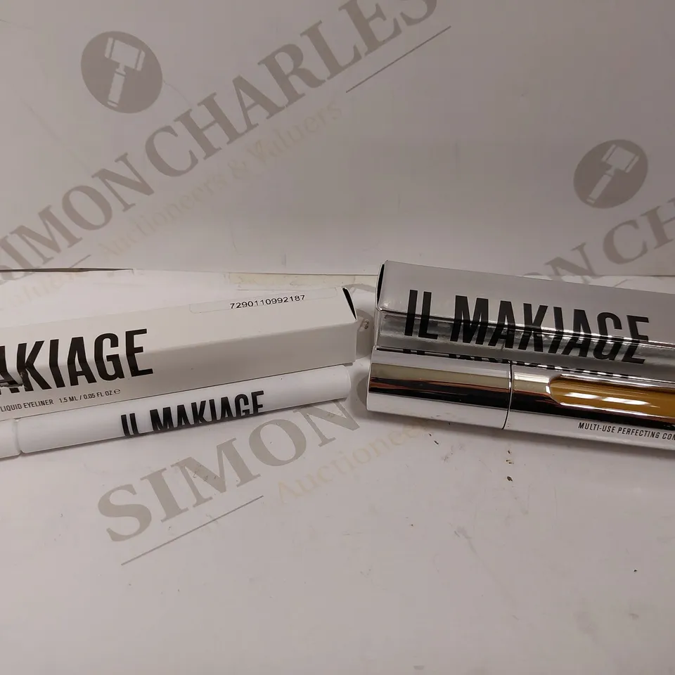 BOX OF 2 IL MAKIAGE ITEMS TO INCLUDE WATERPROOF MASCARA AND PERFECTING CONCEALER