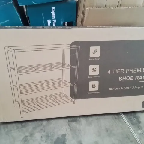 BOXED 4 TIER PREMIUM SHOE RACK