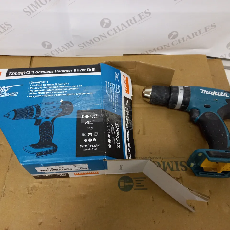 MAKITA CORDLES HAMMER DRIVER DRILL 