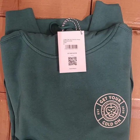 BRAND NEW BRASS MONKEY HOODIES - GREEN SIZE MEDIUM APPROXIMATELY 10