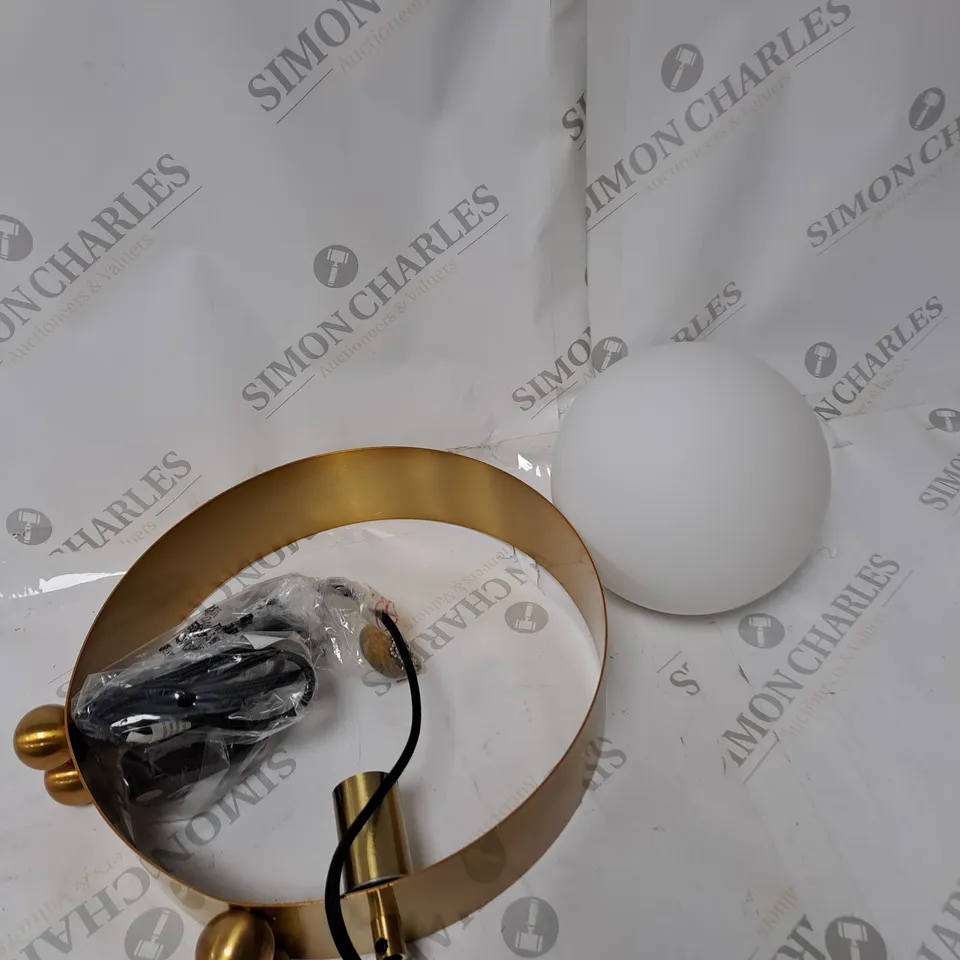 BUNDLEBERRY BY AMANDA HOLDEN ROUND METAL TABLE LAMP