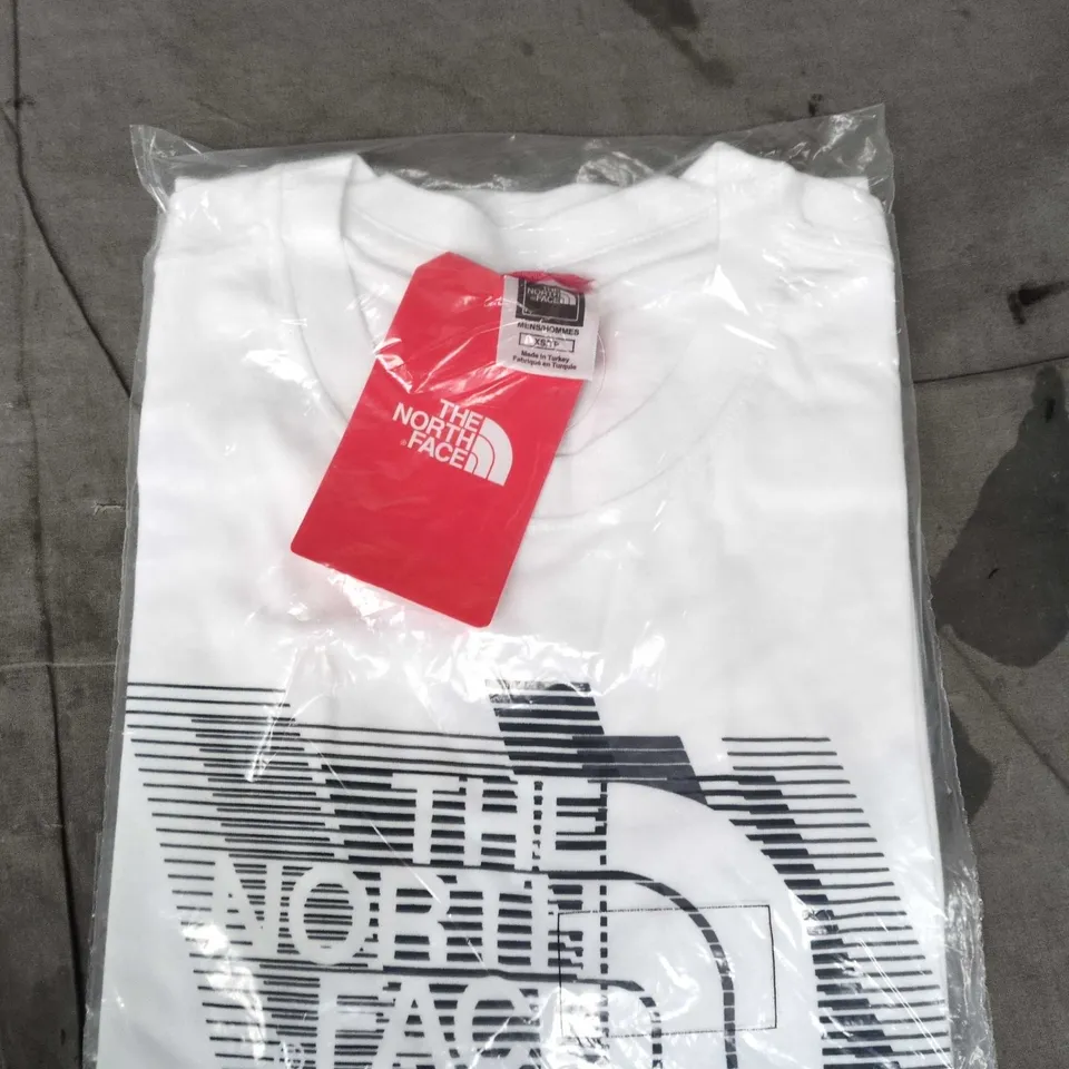 THE NORTH FACE MEN'S T-SHIRT – WHITE, XS