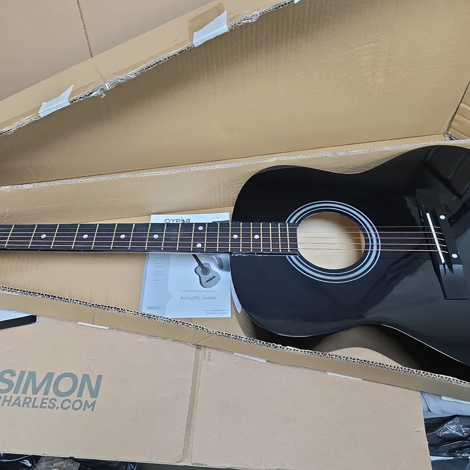 OYPLA LEISURE ACOUSTIC GUITAR BLACK