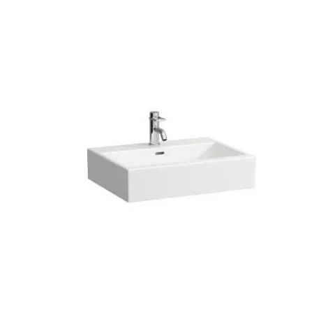 BOXED LAUFEN WASHBASIN, UNDERSURFACE GROUND