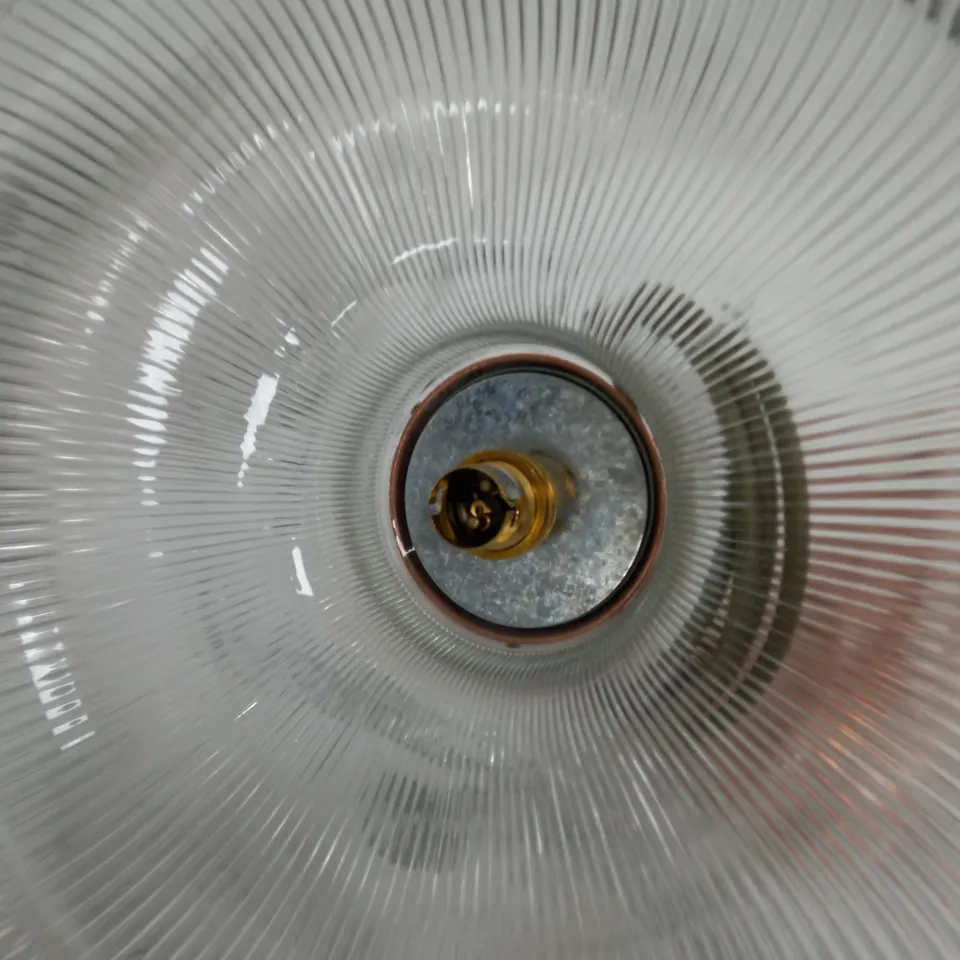 MARLOW CHANNAHON 1-CEILING LIGHT DOME PENDANT IN POLISHED COPPER 