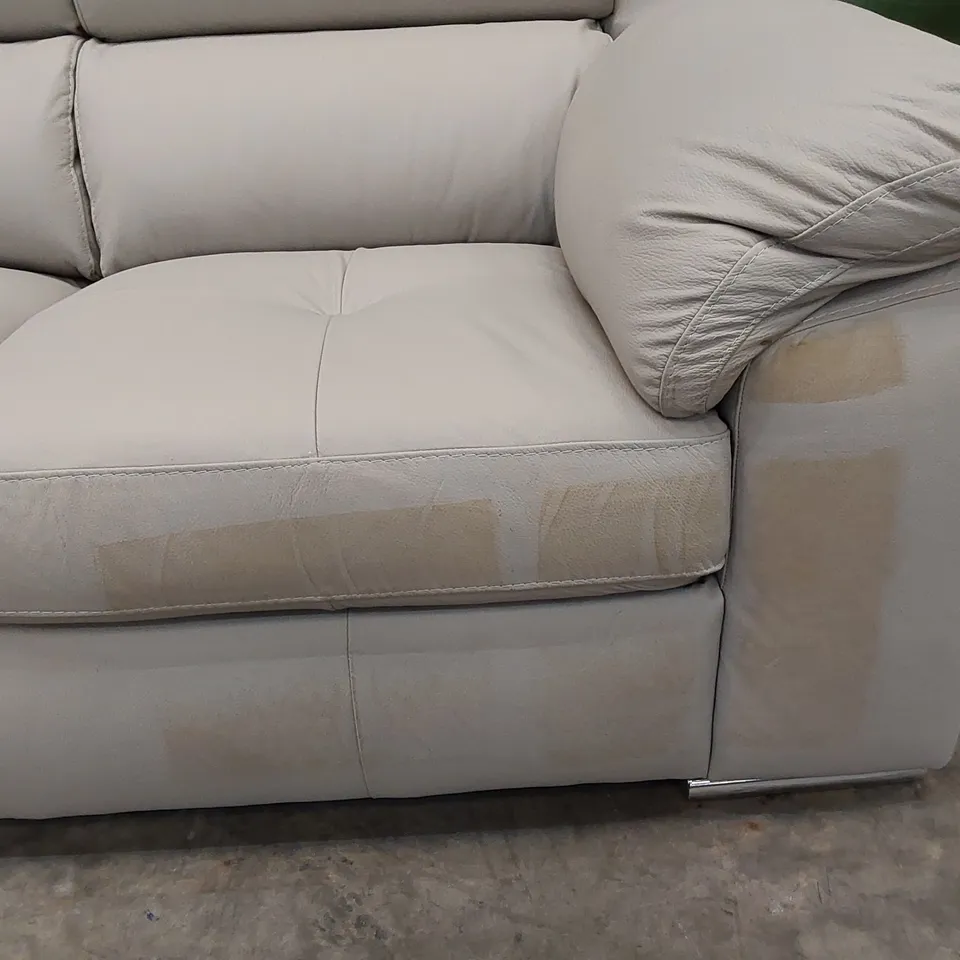 QUALITY DESIGNER BRADY 2 SEATER LEATHER SOFA