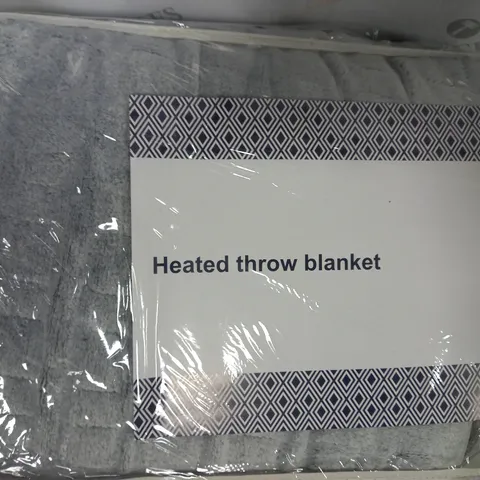 UNBRANDED HEATED THROW BLANKET IN GREY
