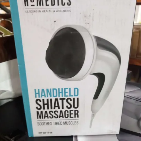 BOXED HOMEDICS HANDHELD SHIATSU MASSAGER