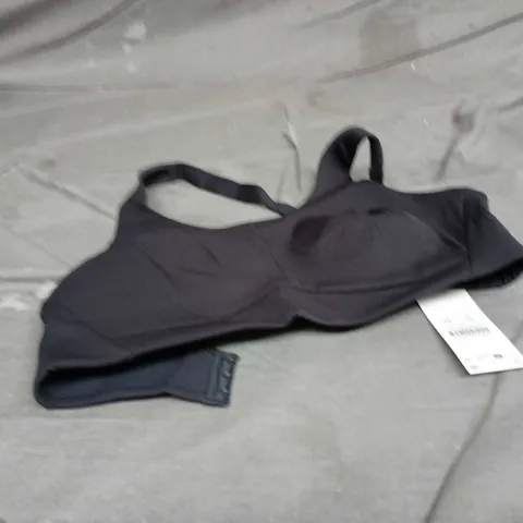 OYSHO HIGH SUPPORT SPORTS BRA – BLACK UK M