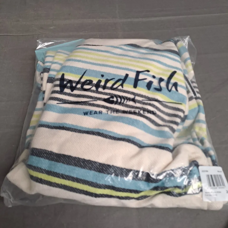 WEIRD FISH ORGANIC FULL ZIP HOODY SIZE 20