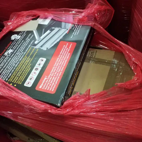 PALLET CONTAINING ASSORTED PRODUCTS INCLUDING 13" & 20" FLOORING CUTTERS & ROWING MACHINE