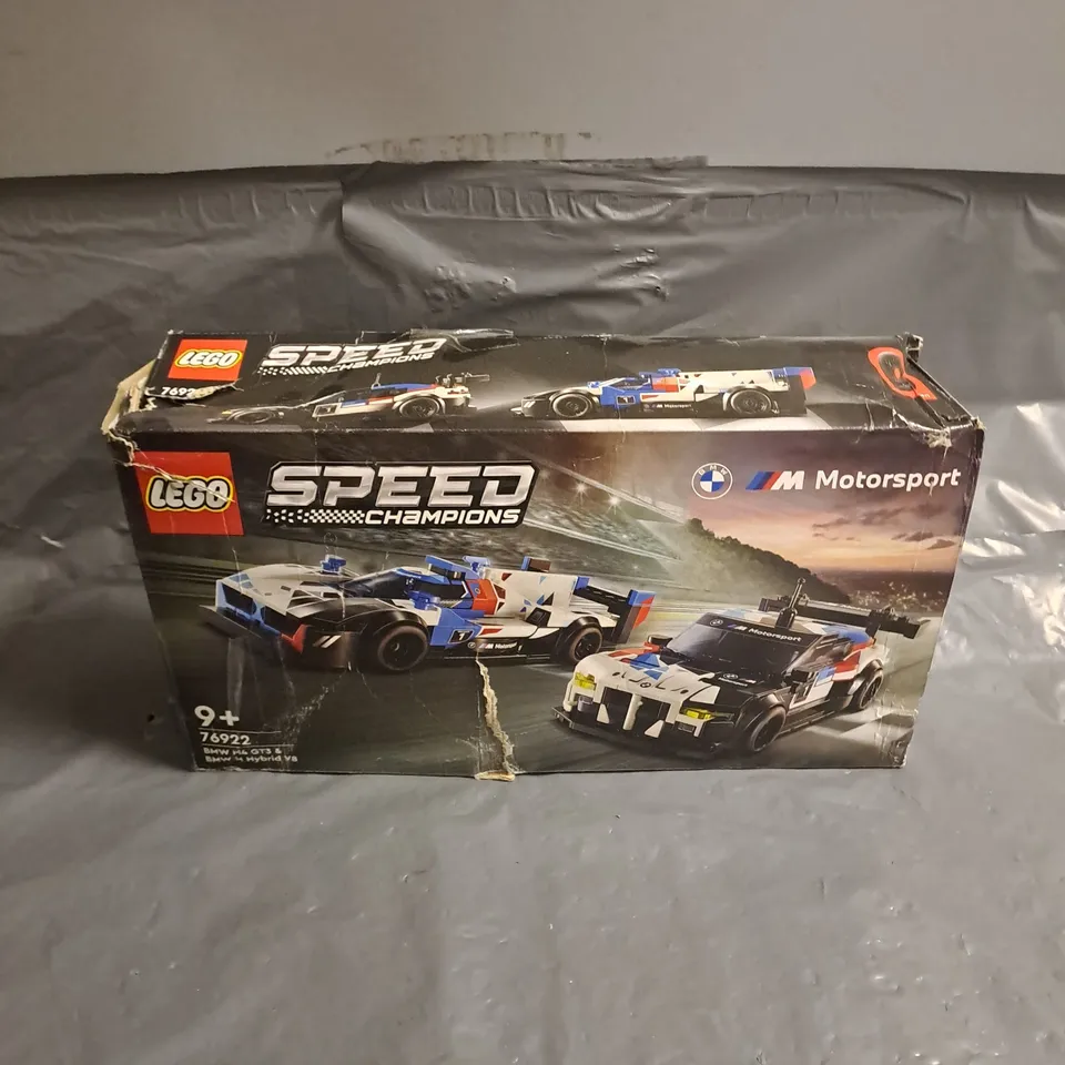 LEGO SPEED CHAMPIONS MOTORPORT BMW M4 GT3 & BMW M HYBRID V8 76922