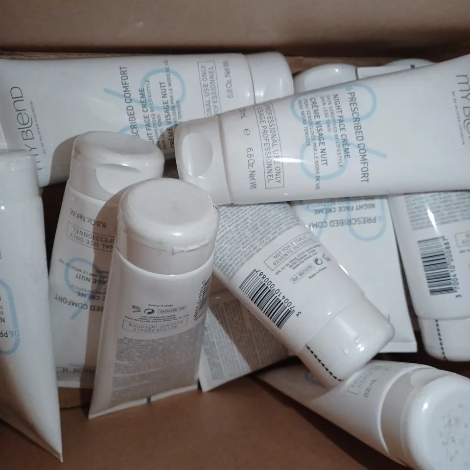 BOX OF APPROX 10 X 200ML MY BLEND 06 PRESCRIBED COMFORT NIGHT FACE CREME