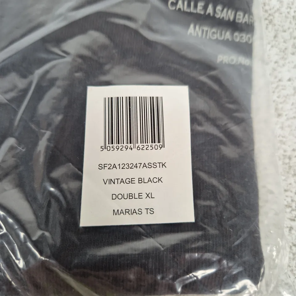 FiftyFive Pro-Series Vintage Black T-Shirt – XXL (Double XL)