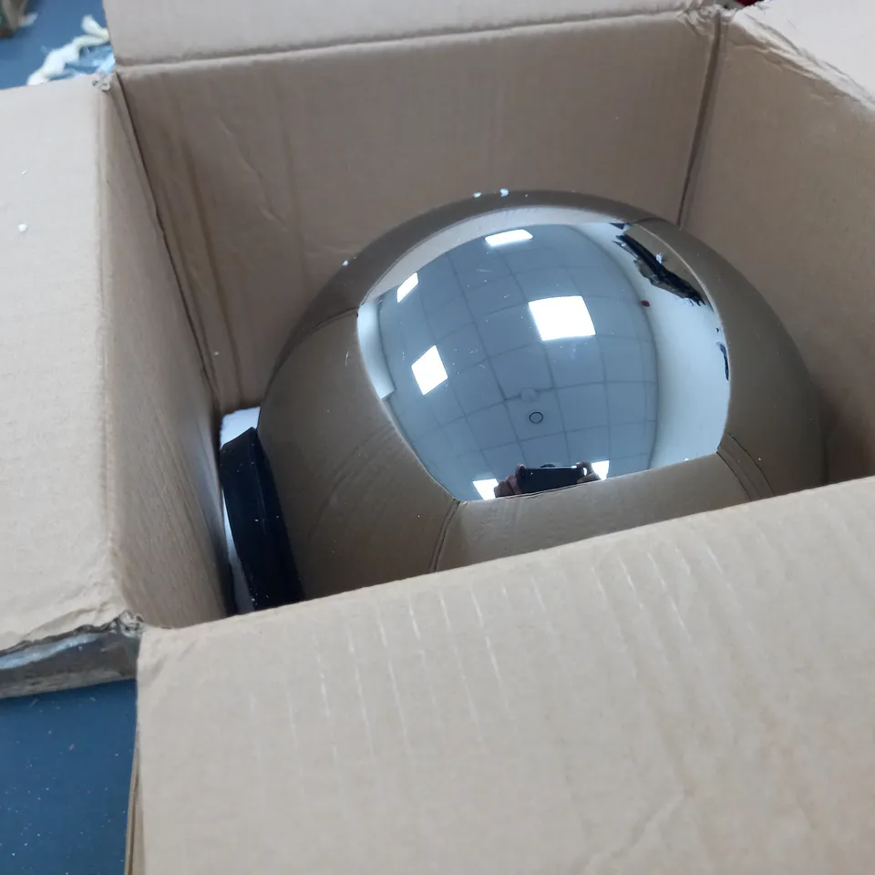 BOXED K BY KELLY HOPPEN EXTRA LARGE INDOOR OUTDOOR PRELIT GLASS DECOR ORB 