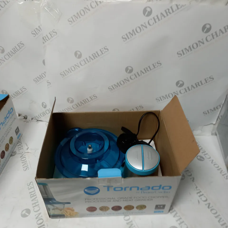 BOXED TORNADO BY BRAVA CUCINA PROFESSIONAL FOOD CHOPPER, PROCESSOR AND MEAT GRINDER