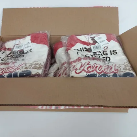 BOX OF APPROXIMATELY 12 ASSORTED CLOTHING ITEMS TO INCLUDE: COTTON ON PYJAMAS