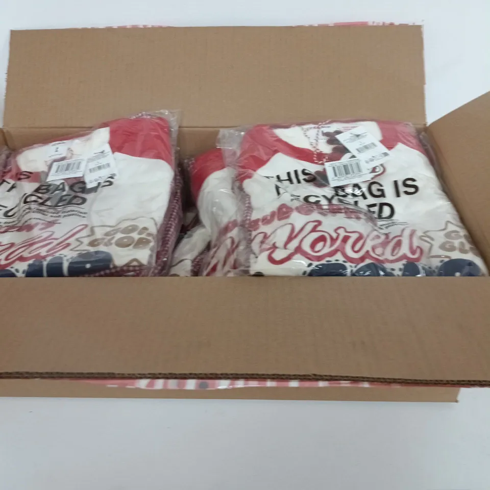 BOX OF APPROXIMATELY 12 ASSORTED CLOTHING ITEMS TO INCLUDE: COTTON ON PYJAMAS