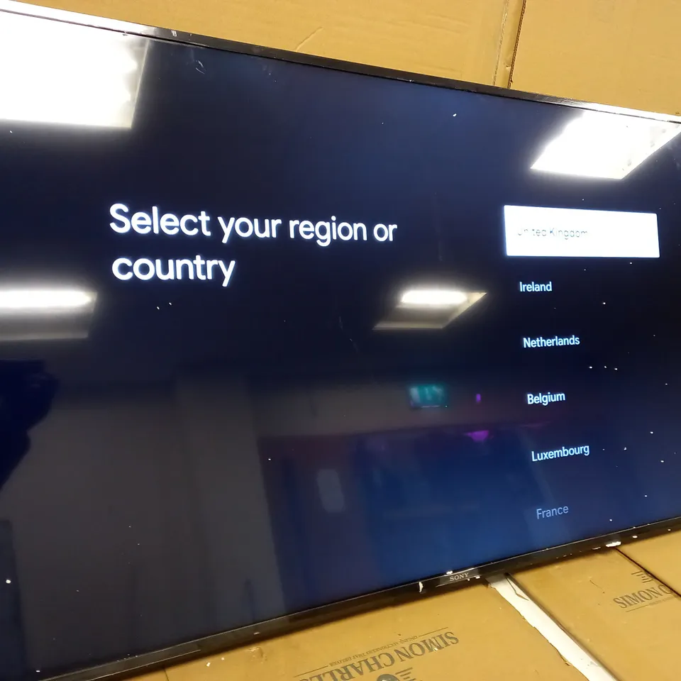 SONY BRAVIA KD55X80J 55-INCH LED 4K ULTRA HD TV - COLLECTION ONLY 