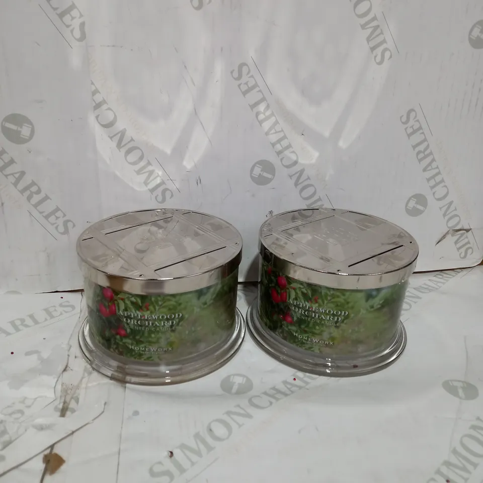 HOMEWORX SCENTED CANDLE APPLEWOOD ORCHARD