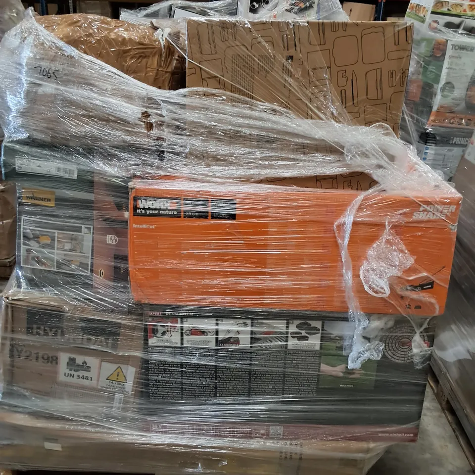PALLET OF APPROXIMATELY 20 UNPROCESSED RAW RETURN HOUSEHOLD AND ELECTRICAL GOODS TO INCLUDE;