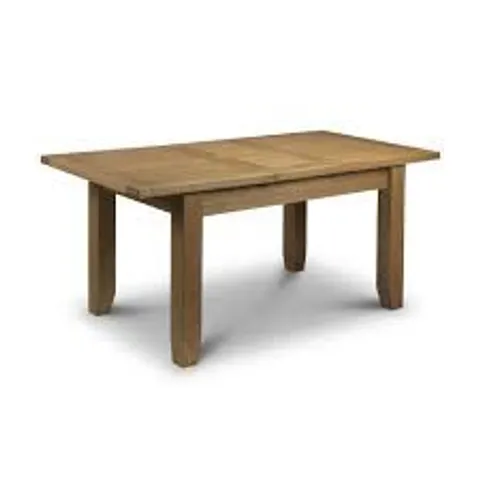 BOXED JULIAN BOWEN ASTORIA EXTENDING DINING TABLE - WAXED OAK (2 BOXES)