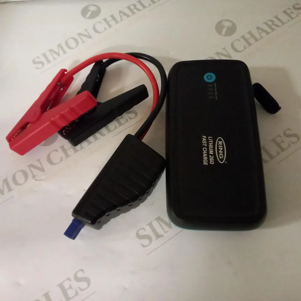 RING AUTOMOTIVE RPPL260 FAST CHARGE LITHIUM CAR JUMP STARTER POWER PACK