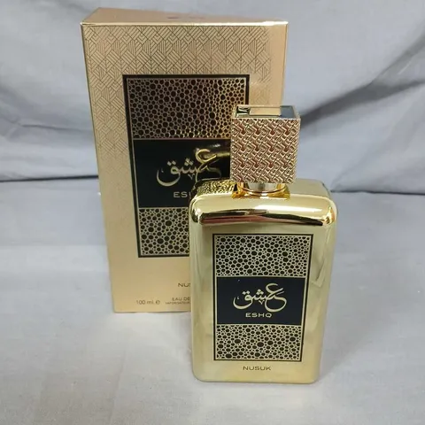 SIX BOXED NUSUK ESHQ EAU DE PARFUM 100 ML – GOLD BOTTLE WITH BOX