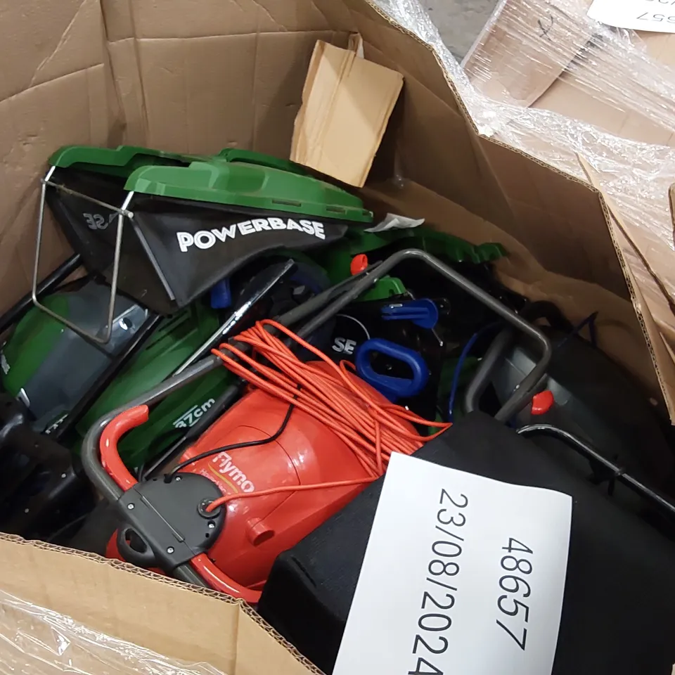 PALLET OF APPROXIMATELY 7 ASSORTED LAWN MOWERS