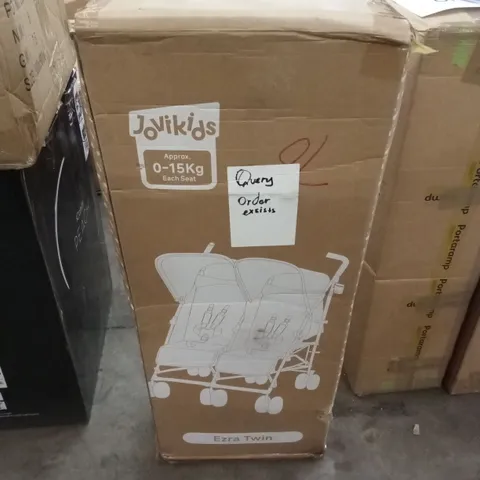 BOXED JOVIKIDS EZRA TWIN STROLLER 