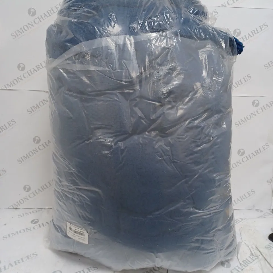 COZEE HOME FLEECE AND SHERPA 4 PIECE DUVET SET NAVY KING