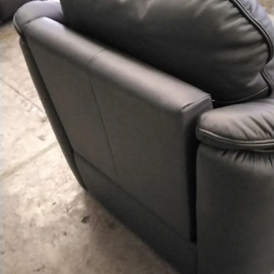 QUALITY BRITISH DESIGNED & MANUFACTURED G PLAN JACKSON POWER RECLINER ARMCHAIR CAMBRIDGE PETROL BLUE LEATHER