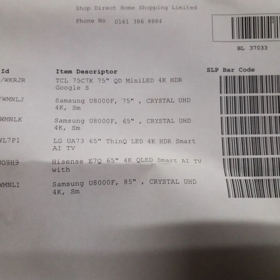 PALLET CONTAINING APPROXIMATELY 6 ASSORTED DAMAGED TVS